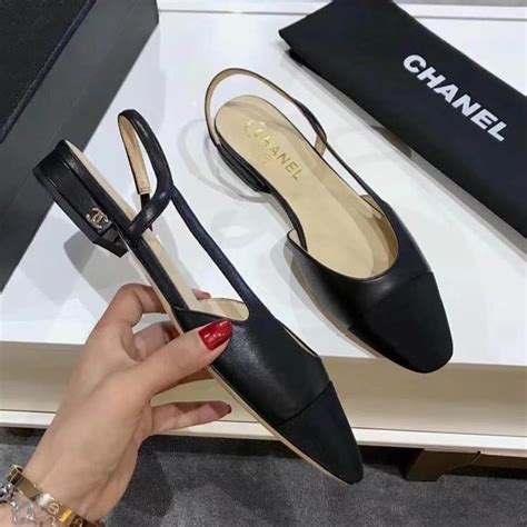 chanel replica slingback|slingback Chanel style.